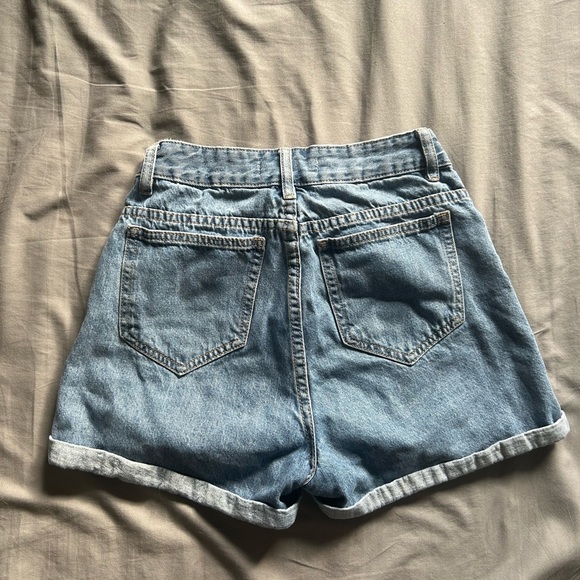High Rise Denim Shorts - Picture 4 of 16